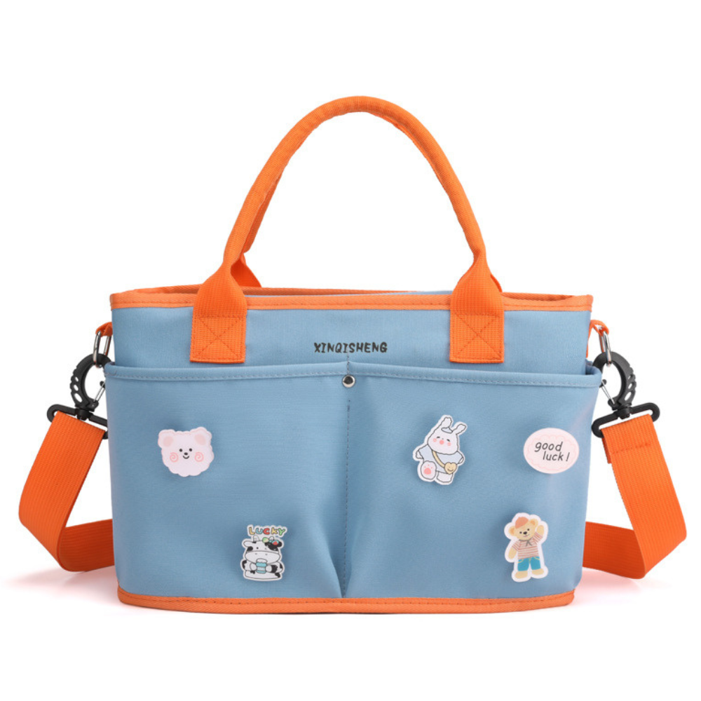 CARTERA PAÑALERA PORTA BIBERON CON PINES - DELIVERY GRATIS
