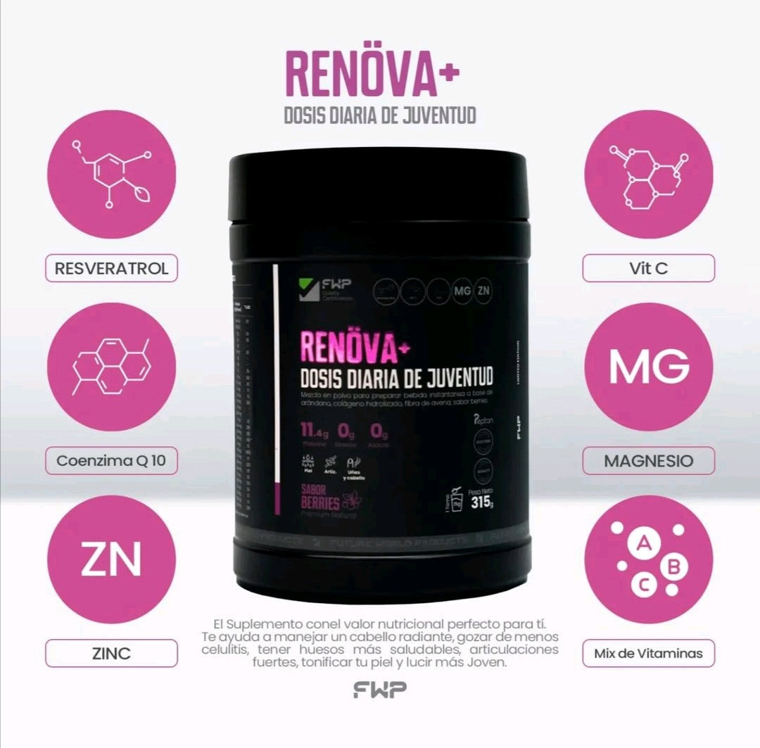 COLAGENO RENOVA+ CON BIOPEPTIDOS ACTIVOS - DELIVERY GRATIS