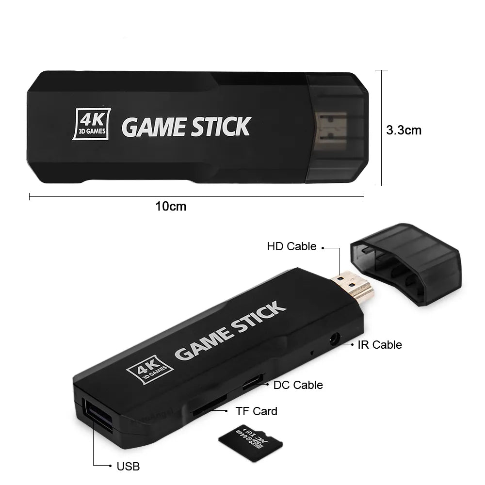 CONSOLA RETRO GAME STICK X2 PLUS 12 - DELIVERY GRATIS